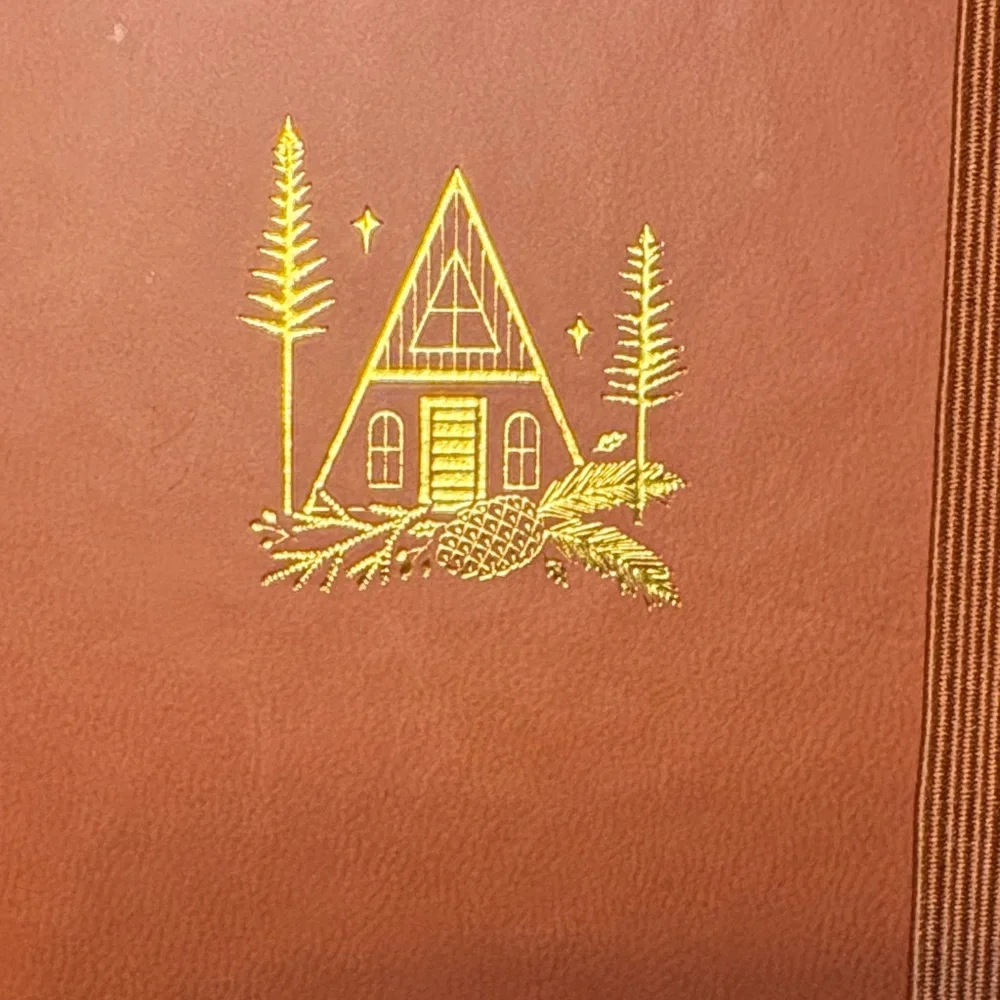 Archer & Olive Rustic Brown Journal with Elastic Closure - Picture 3 of 4